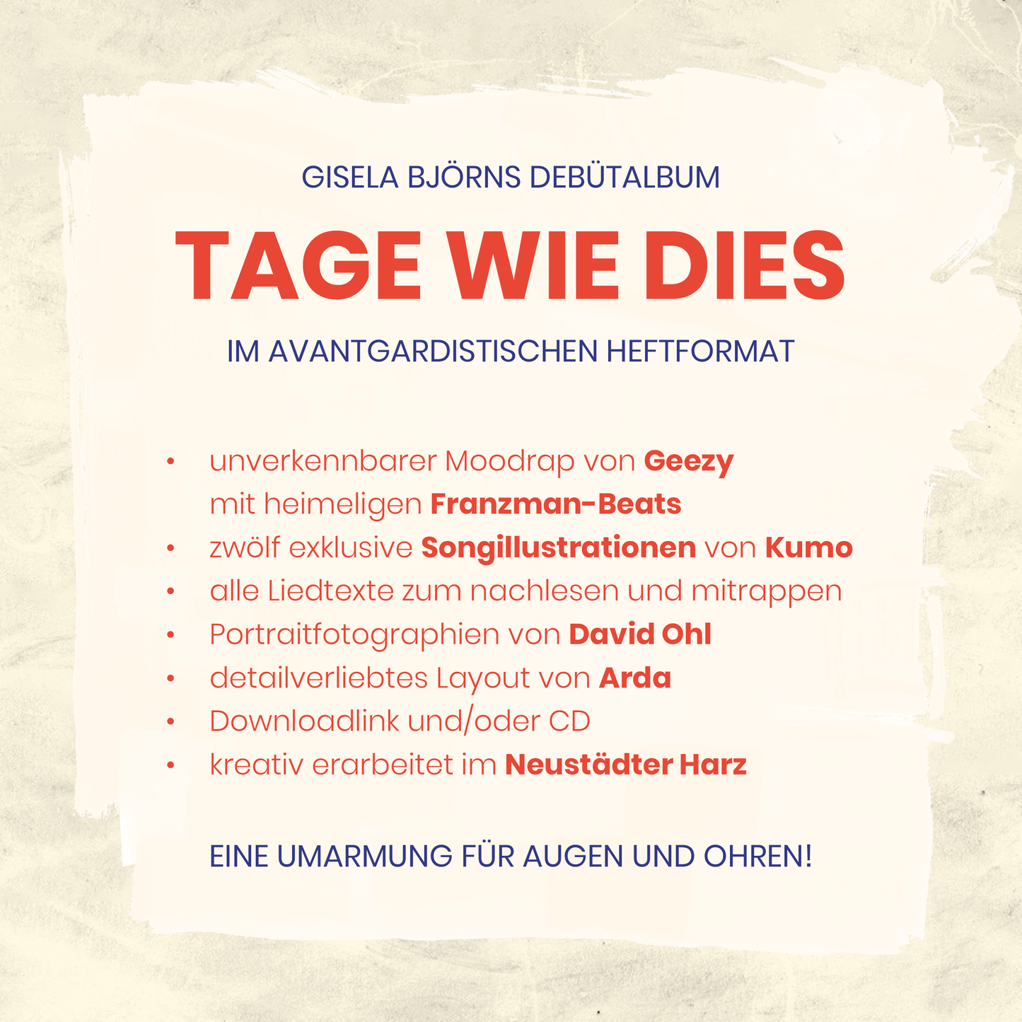 Gisela Björn - "Tage wie dies" (Heft + CD/Download )